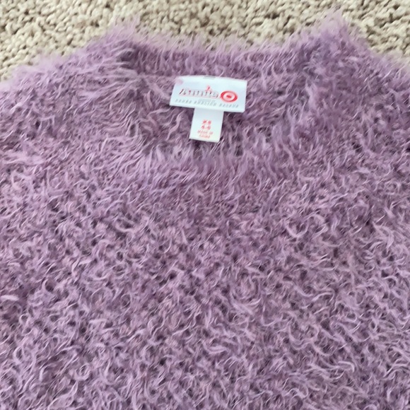 Purple sweater Annie collection at target size xs 4-5 - Picture 2 of 3